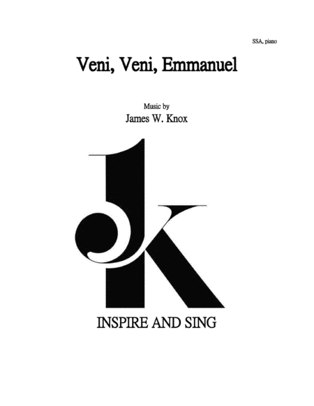 Veni Veni Emmanuel Sheet Music