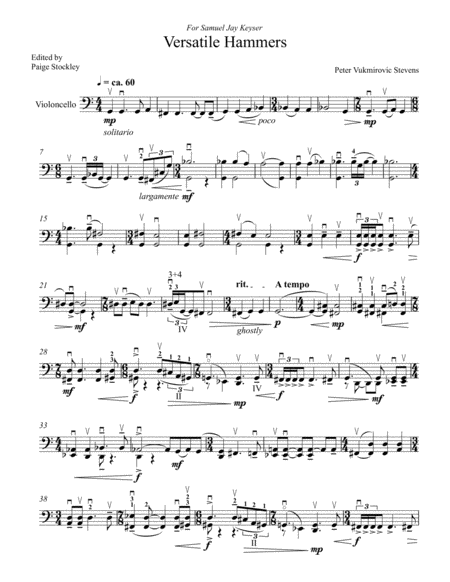 Versatile Hammers Sheet Music