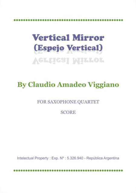 Free Sheet Music Vertical Mirror Espejo Vertical