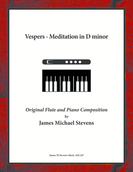 Free Sheet Music Vespers Meditation In D Minor Flute Piano