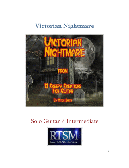 Victorian Nightmare From 13 Creepy Creations For Guitar Sheet Music