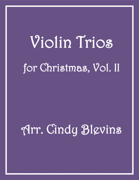 Violin Trios For Christmas Vol Ii Sheet Music