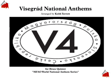 Free Sheet Music Visegrd National Anthems For Brass Quintet