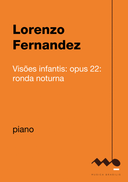 Vises Infantis Opus 22 Ronda Noturna Sheet Music