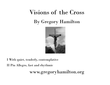 Visions Of The Cross For Violin And Piano Sheet Music