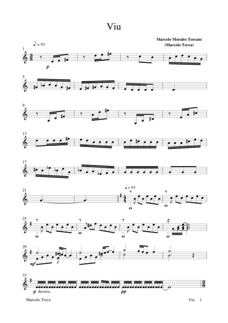 Free Sheet Music Viu