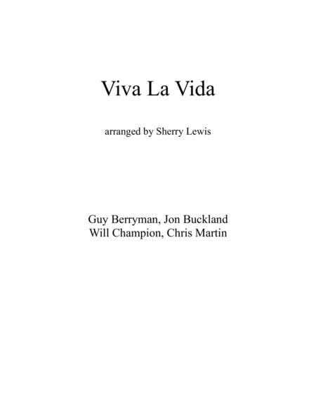 Viva La Vida For Violin And Viola Duo Sheet Music