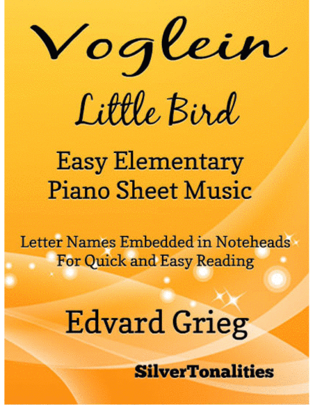 Free Sheet Music Voglein Little Bird Easy Elementary Piano Sheet Music
