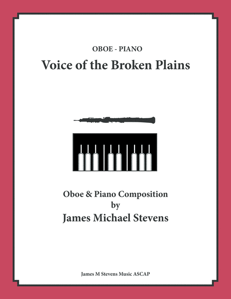 Voice Of The Broken Plains Oboe Piano Sheet Music