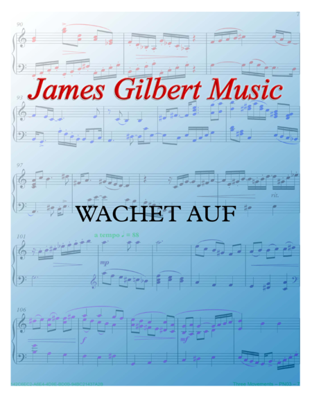 Wachet Auf Sleepers Awake Sheet Music