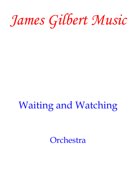 Waiting And Watching Sheet Music