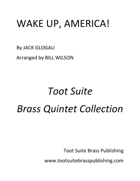 Free Sheet Music Wake Up America