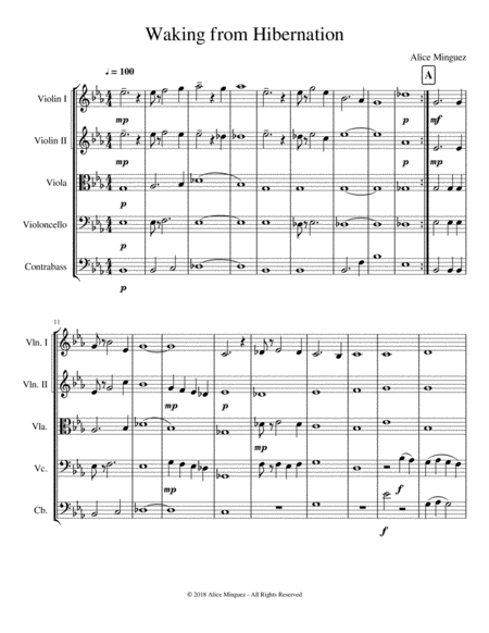 Waking From Hibernation Sheet Music