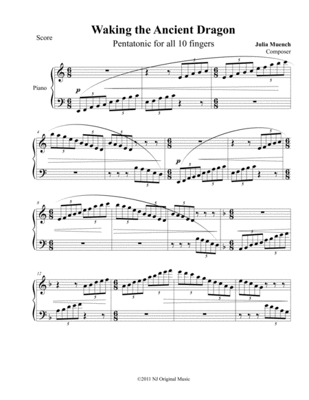 Waking The Ancient Dragon Sheet Music