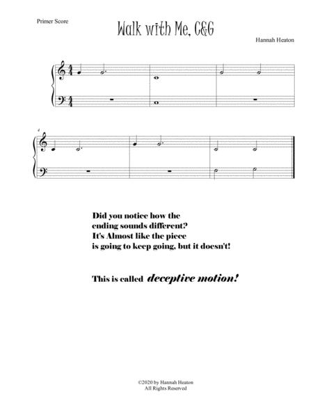 Walk With Me C G By Hannah Heaton Sheet Music