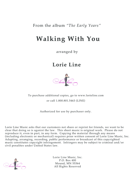 Free Sheet Music Walking With You