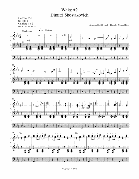 Waltz 2 Sheet Music