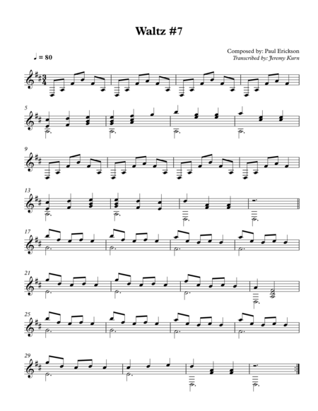 Waltz 7 Sheet Music