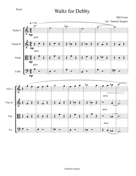 Waltz For Debby Sheet Music