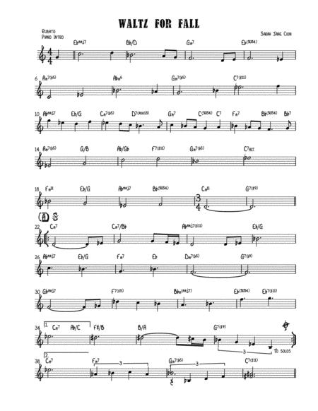 Waltz For Fall Sheet Music