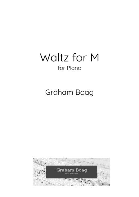 Waltz For M Piano Solo Sheet Music