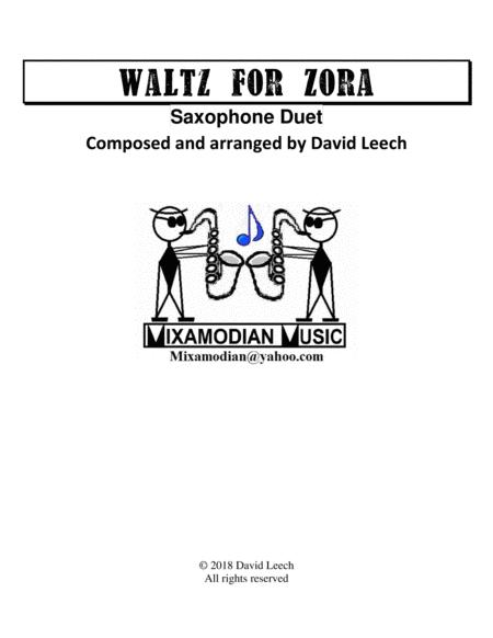 Waltz For Zora Sheet Music