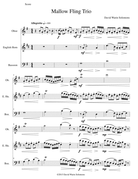 Waltz Novelette For Ten Instruments Sheet Music