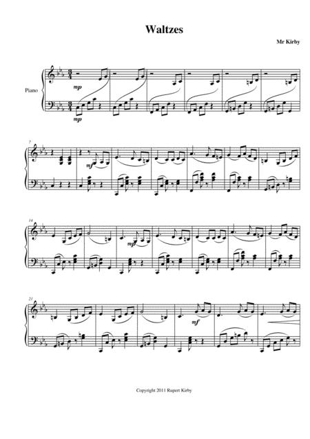 Waltzes For Piano Sheet Music