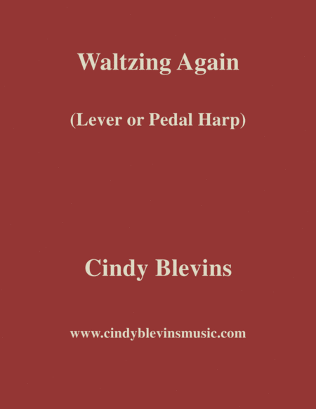 Free Sheet Music Waltzing Again An Original Solo For Lever Or Pedal Harp From My Harp Book Hourglass