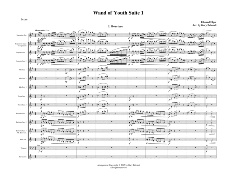 Wand Of Youth Suite No 1 Opus 1a Sheet Music