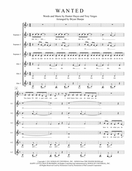 Free Sheet Music Wanted