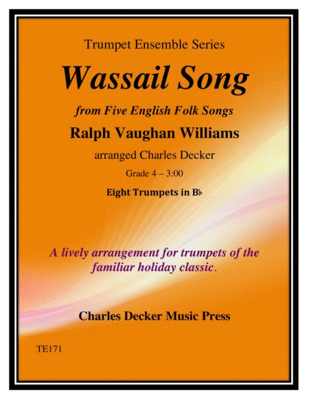 Free Sheet Music Wassail Song For Trumpet Ensemble