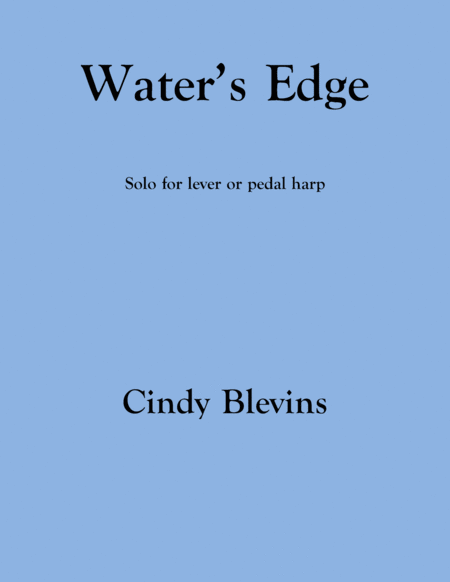 Waters Edge An Original Solo For Lever Or Pedal Harp Sheet Music