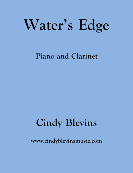 Free Sheet Music Waters Edge Arranged For Piano And Clarinet