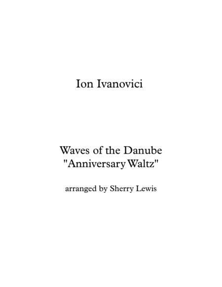 Waves Of The Danube Anniversary Waltz String Duo Of Violin And Cello Sheet Music