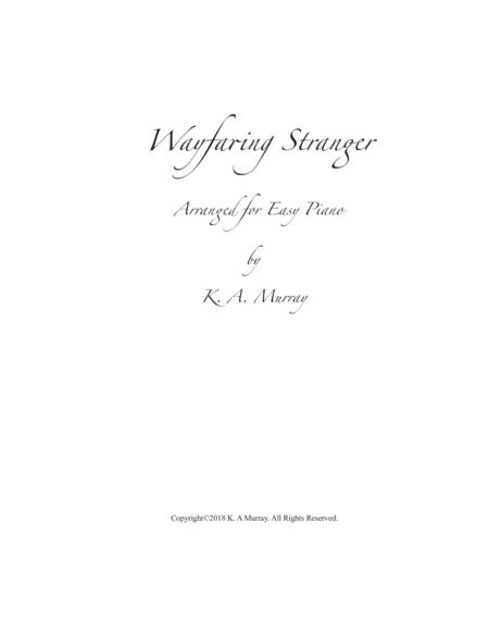 Wayfaring Stranger Easy Piano Sheet Music