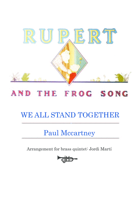 We All Stand Together Sheet Music