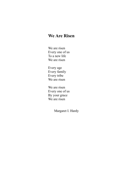 We Are Risen Sheet Music