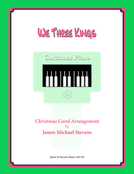 Free Sheet Music We Three Kings Christmas Piano