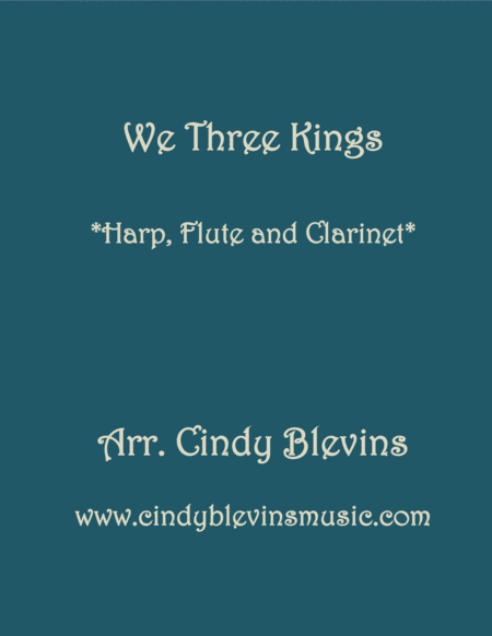 We Three Kings For Harp Flute And Clarinet Sheet Music