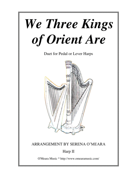 We Three Kings Of Orient Are Harp Ii Sheet Music