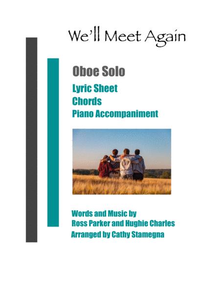 We Will Meet Again Oboe Solo Chords Piano Accompaniment Sheet Music