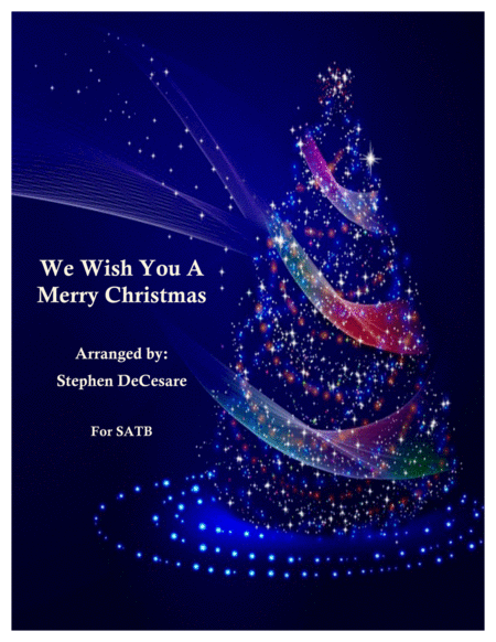 We Wish You A Merry Christmas Canon For Satb Sheet Music