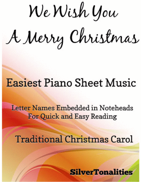 We Wish You A Merry Christmas Easiest Piano Sheet Music Sheet Music