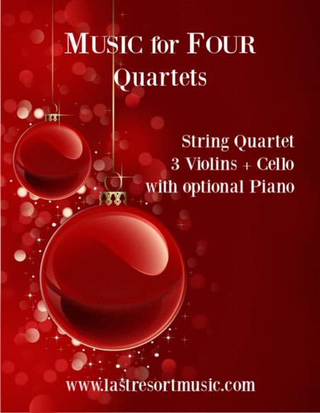 We Wish You A Merry Christmas For String Quartet Or Mixed Quartet Or Piano Quintet Sheet Music