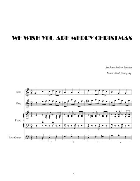 Free Sheet Music We Wish You A Merry Christmas Orchestra