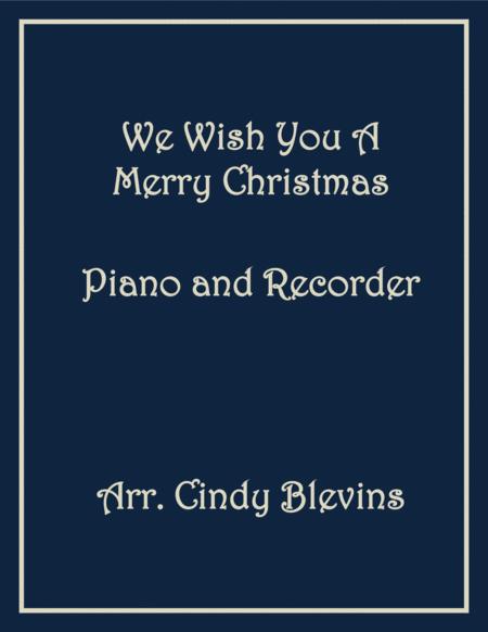 Free Sheet Music We Wish You A Merry Christmas Piano And Recorder