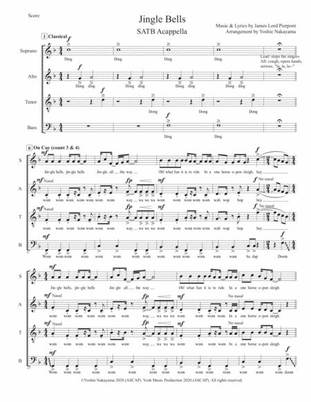 We Wish You A Merry Christmas Satb Acappella Sheet Music