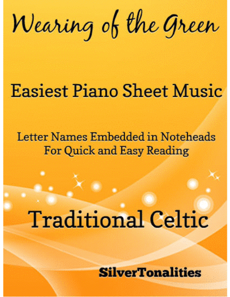 Free Sheet Music Wearing Of The Green Easiest Piano Sheet Music