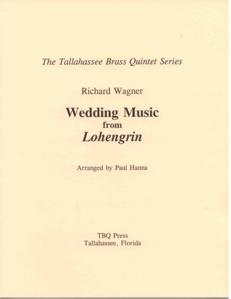 Wedding Music From Lohengrin Sheet Music